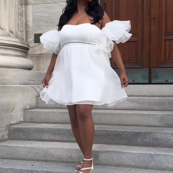 Bridal Princess Puff Dress - Picture 3 of 5